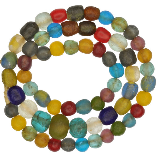 Translucent Krobo Glass Beads - Imitating Venetian Trade Beads
