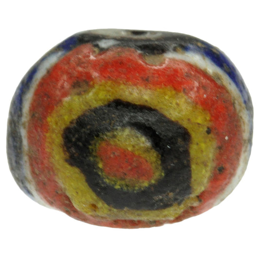 Old Polychrome Kiffa Glass Bead - Mauritania Trade Bead
