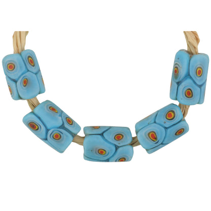 Rare Antique Venetian Millefiori Mosaic African Trade Beads (10-11Mm)