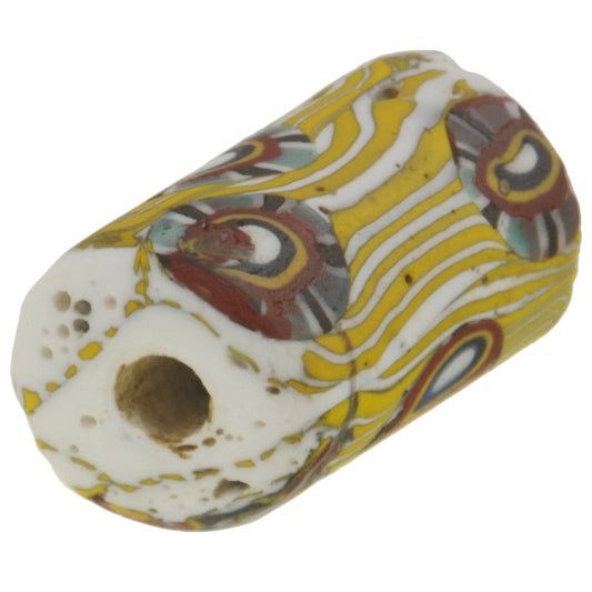 Rare Antique Venetian Millefiori Mosaic Glass Trade Bead - African Trade Bead