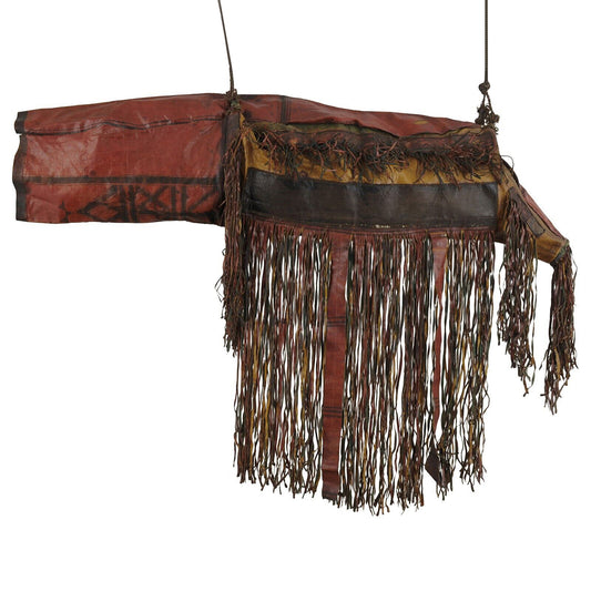 Tuareg Leather Camel Saddle Bag African Niger Mali
