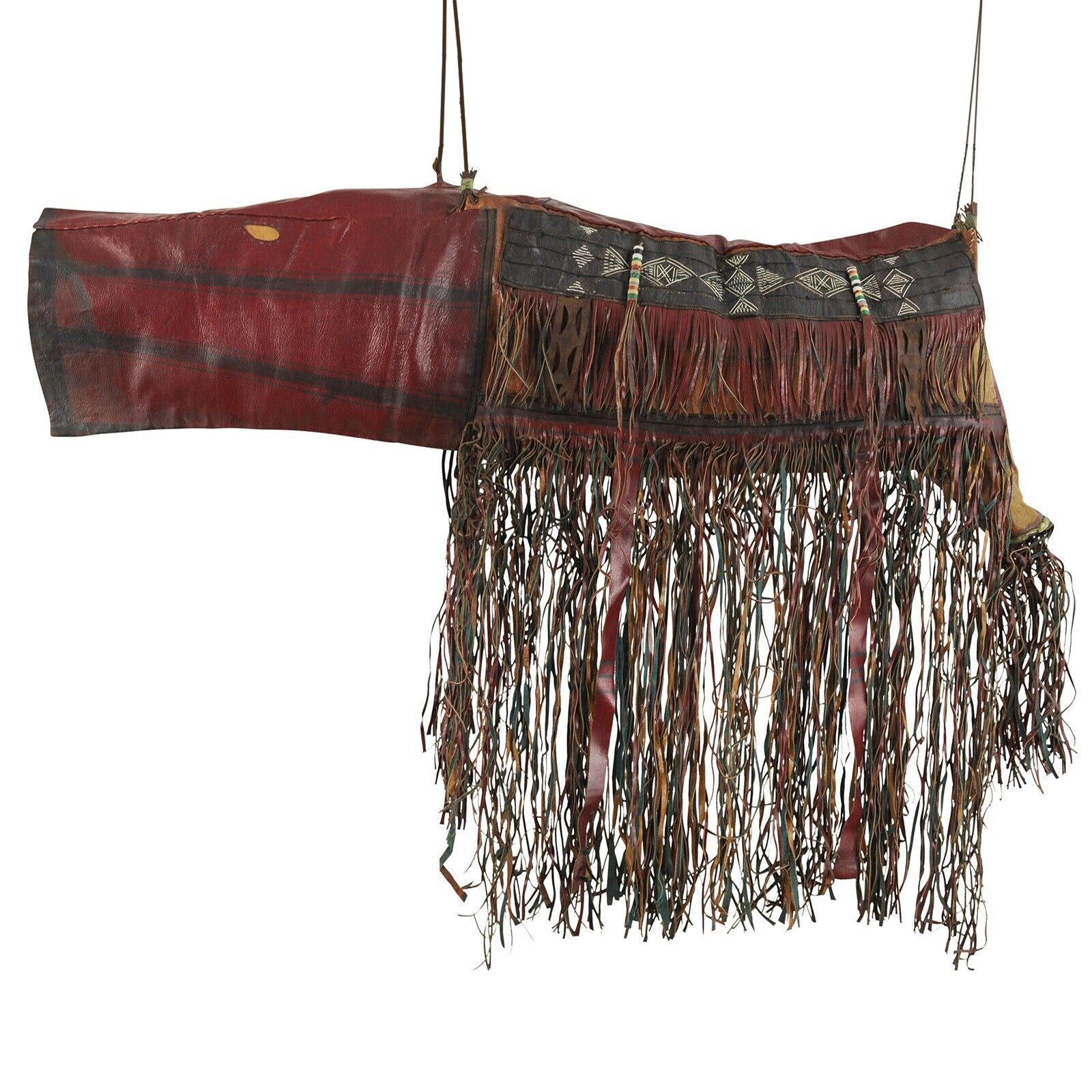 African Tuareg Camel Bag Old Leather Sahara Niger Mali