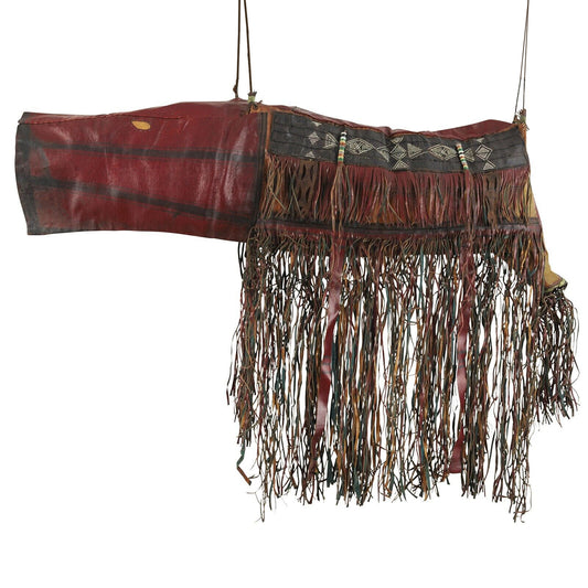 African Tuareg Camel Bag Old Leather Sahara Niger Mali
