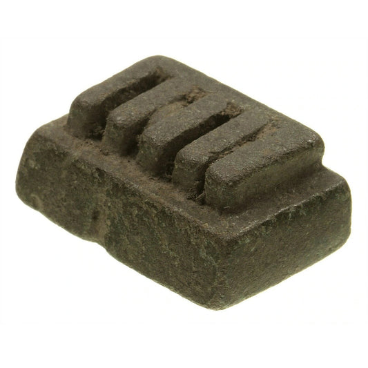 Ghana Old Gold Weight African Ashanti Akan Brass Lost Wax Goldweight - cropped detail
