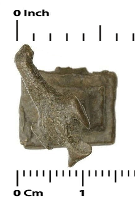 Ashanti Akan African Ghana Goldweight Brass Bronze Asante Lost Wax Gold Weight - close-up