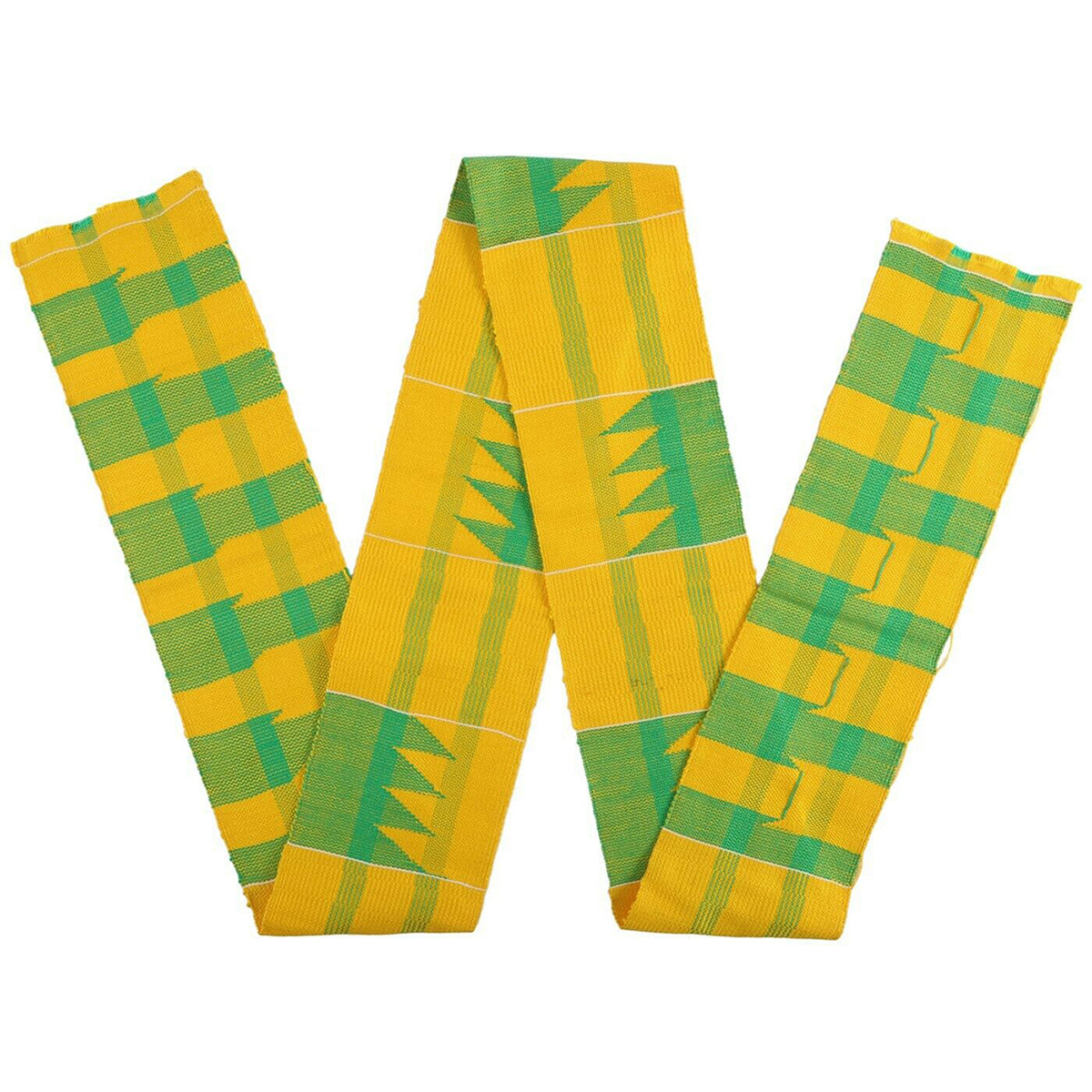 Handwoven Kente Scarf: Authentic Ghanaian Heritage
