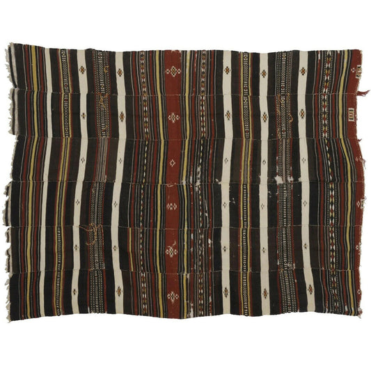 Rare Old Arkilla Kerka African Cloth Art Fulani Wedding Blanket Mali
