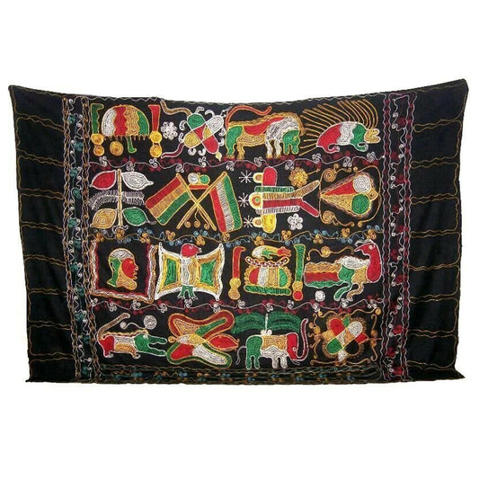 Cloth Of The Great Akunitan Ghana Ashanti African Cloth Fabric Ethnic Tribal