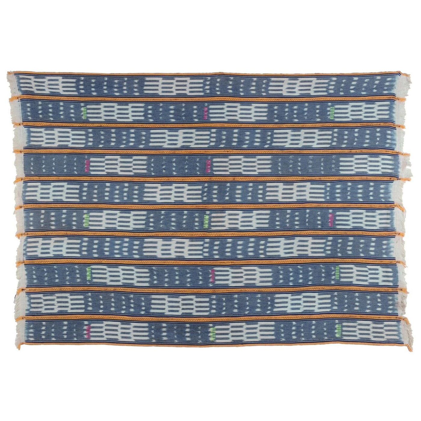 Handwoven African Ivory Coast Baule Handmade Cloth Textile Home Interior Design