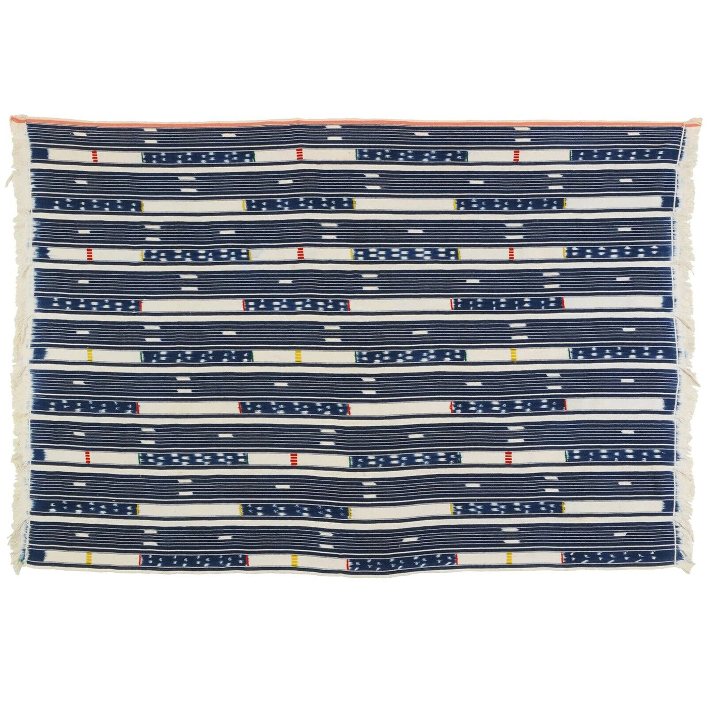 Handwoven Baule Cloths, Ivory Coast Woman Size 134×99 cm