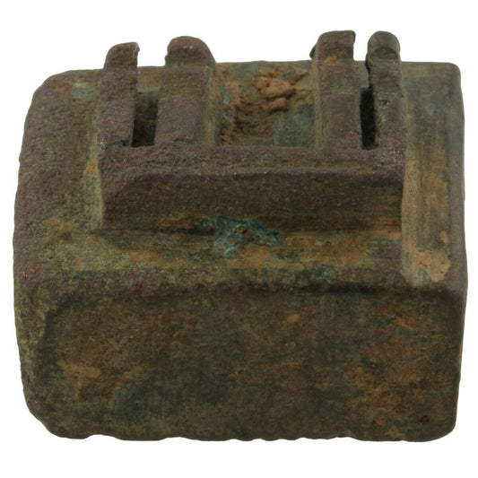 Antique Goldweight African Ghana Ashanti Brass Asante Akan Lost Wax Weight - cropped detail