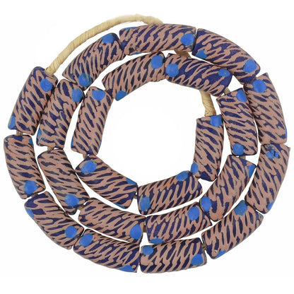 Authentic African Trade Krobo Glass Beads - Recycled & Handmade
