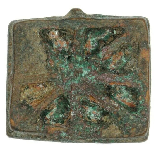 Goldweight African Ghana Ashanti Brass Gold Coast Asante Akan Lost Wax Weight - cropped detail