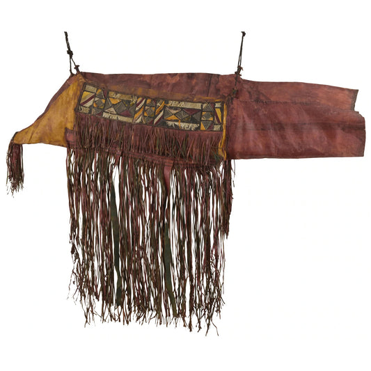 Camel Saddle Bag Old African Tuareg Leather Niger Mali Sahara Bedouin
