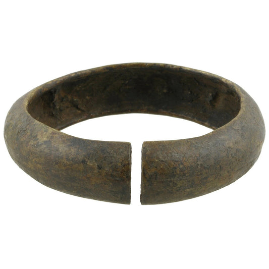 African Art Old Brass Bronze Bracelet Currency Ghana Fulani West Africa