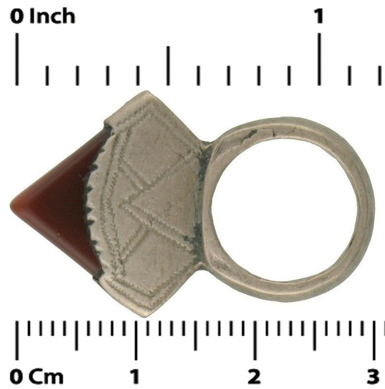 Authentic Tuareg Silver Hair Ornament Ethnic Jewelry African Niger Mali Afroboho - close-up