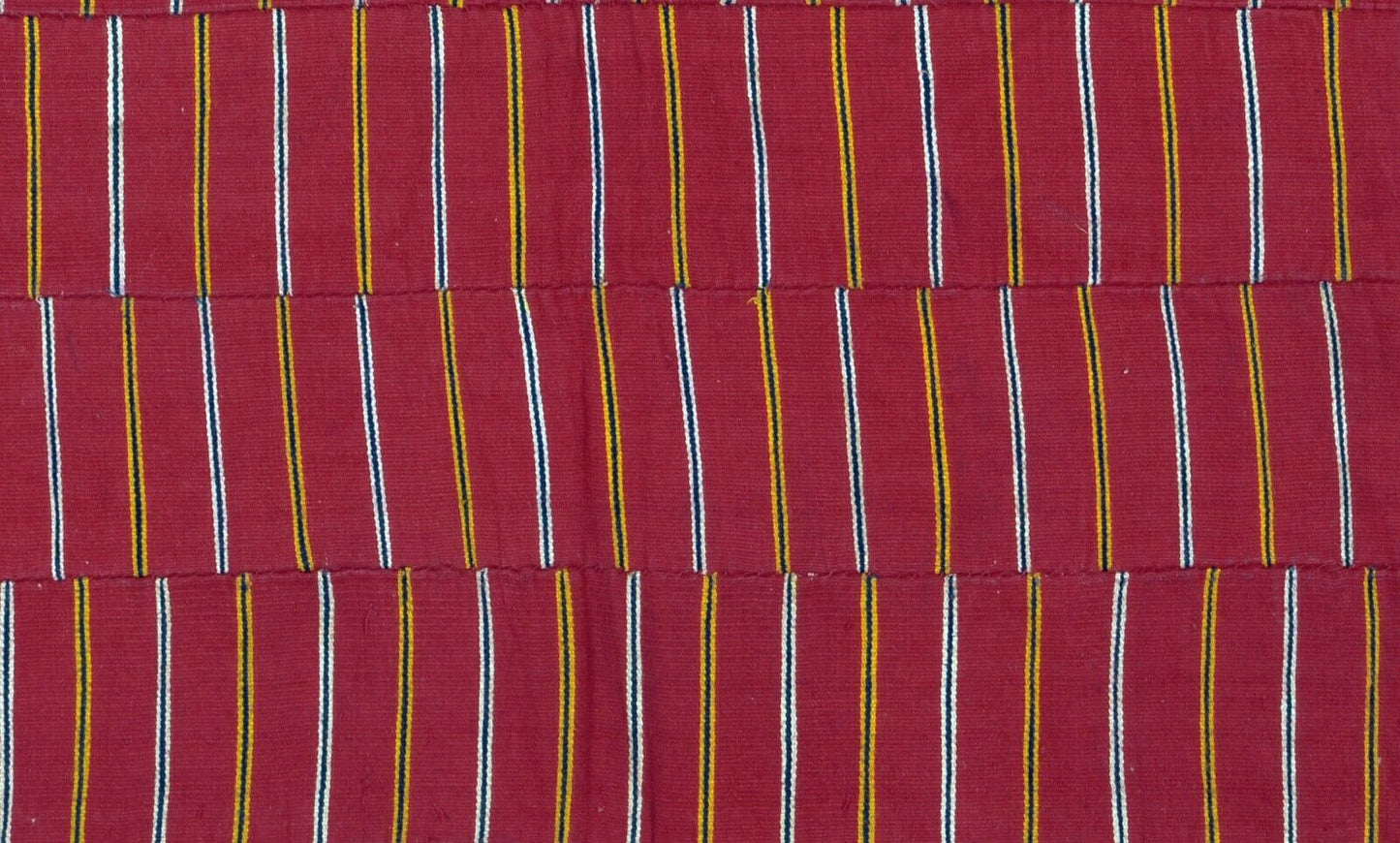 Rare African Ewe Kente Cloth Ghana Volta Handwoven Ceremonial - close-up