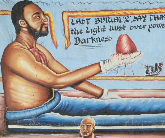 Last Burial 2 Movie Poster - Authentic Hand-Painted Ghanaian Art - alternate view