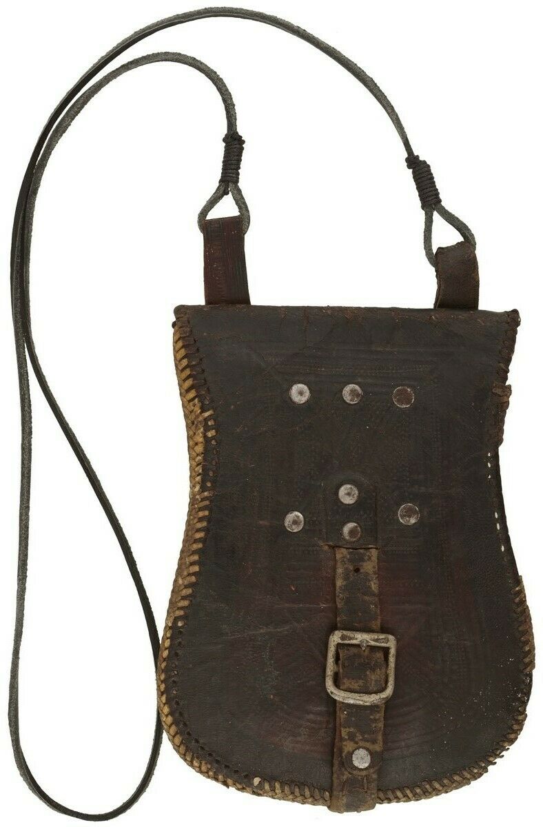 Tuareg Leather Purse Wallet African Authentic Sahara Niger Mali Handmade Art
