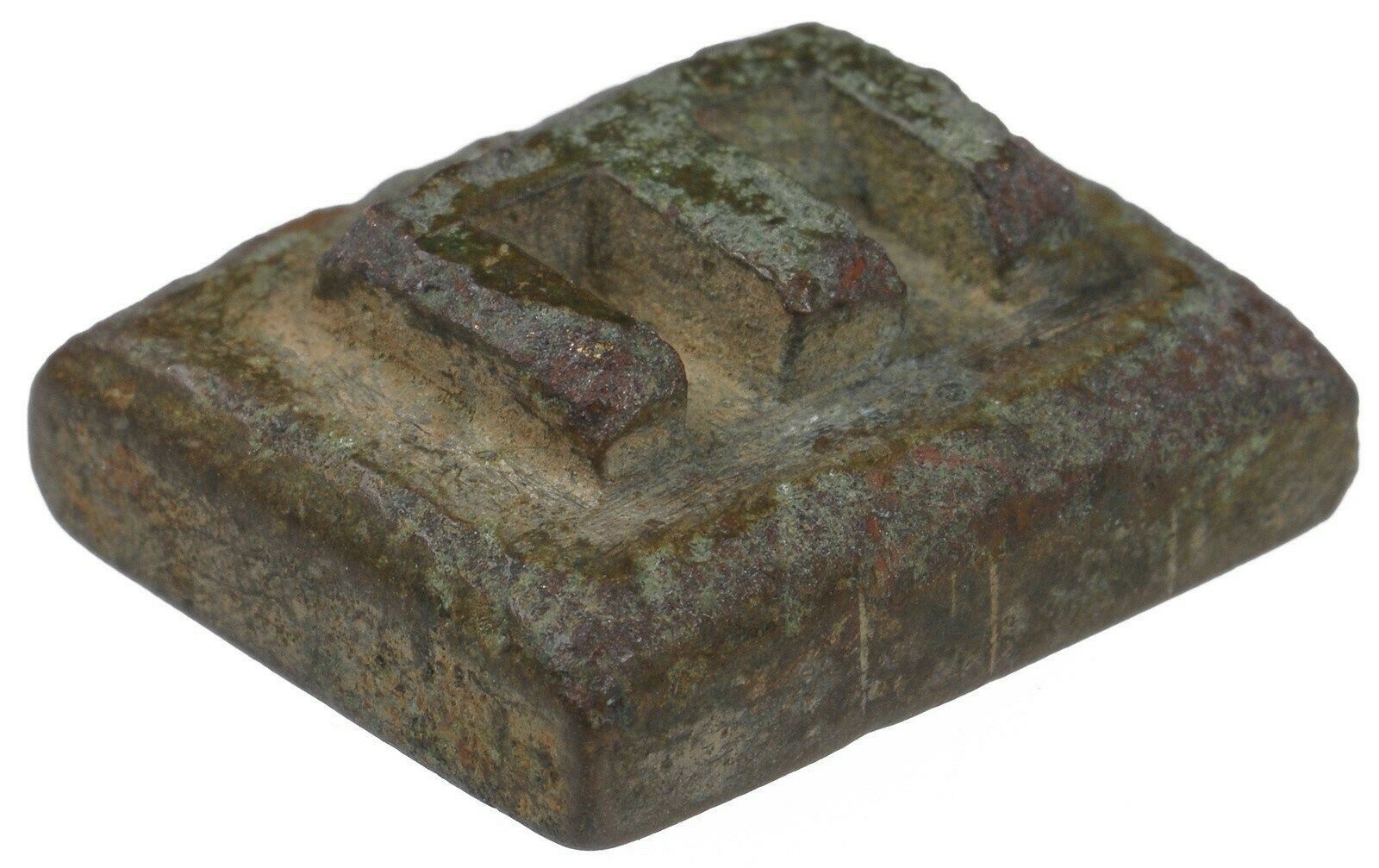 Goldweight African Ghana Ashanti Brass Gold Coast Asante Akan Lost Wax Weight - angled shot