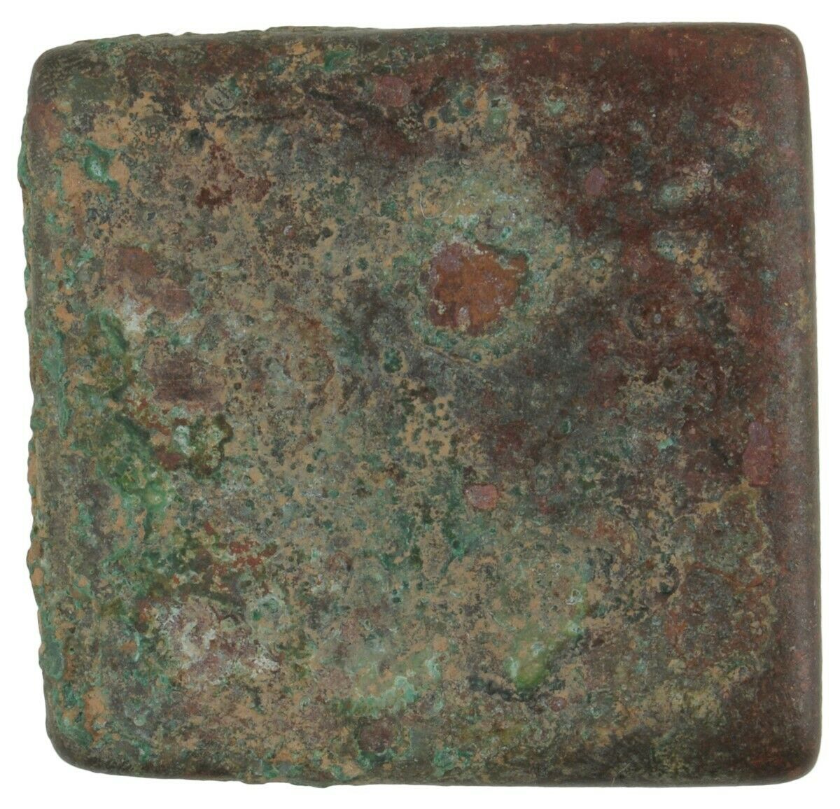 Ashanti Antique Gold Weight African Ghana Coast Akan Brass Bronze Goldweight - close-up
