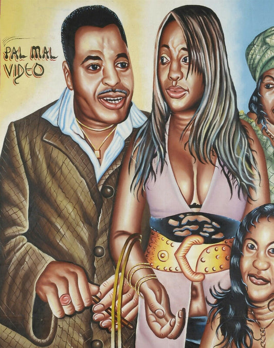 Unique Divine Grace Movie Poster | Hand-Painted Ghanaian Art - alternate view