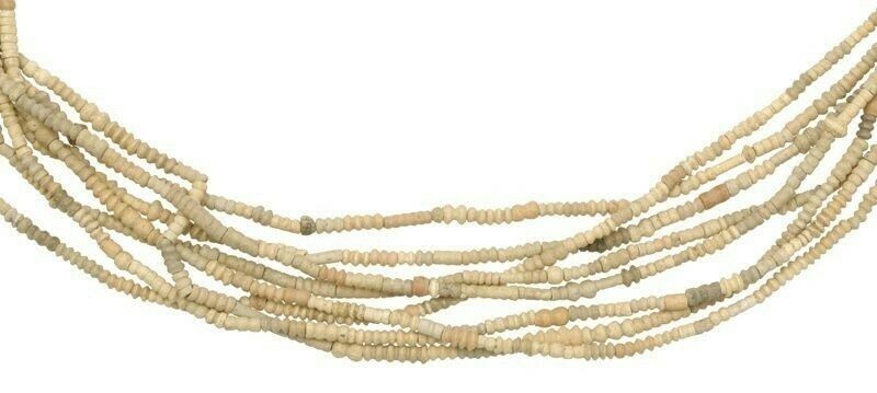 Antique African Terracotta Clay Trade Beads  Tiny 2–4 mm  Four Strands ≈36″ each