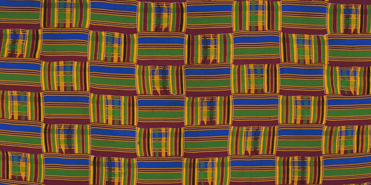 Vintage Handwoven Ashanti Kente Cloth – Woman Size 74″ × 45¼″