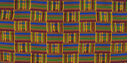 Ashanti Kente Hand Woven Cloth Asante African Akan Home Decoration Textile Ghana - alternate view