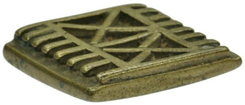 Antique Gold Weight Goldweight African Ghana Ashanti Akan Brass Lost Wax - close-up