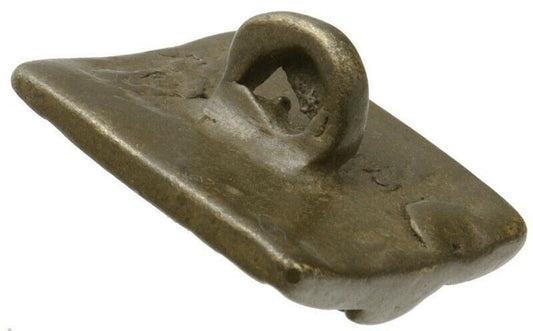 Antique Brass Goldweight African Ghana Coast Ashanti Akan Lost Wax Gold Weight - alternate view