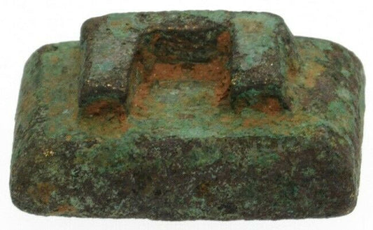 Antique Brass Gold Weight African Ghana Coast Ashanti Akan Bronze Goldweight - alternate view