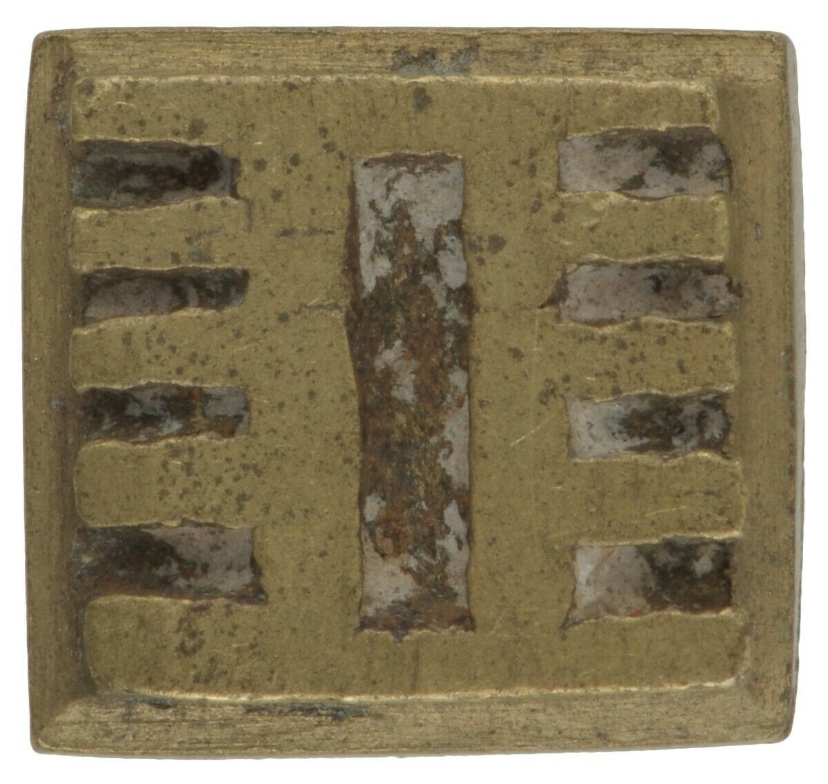 Brass Goldweight African Ghana Ashanti Akan Lost Wax Art Gold Weight - angled shot
