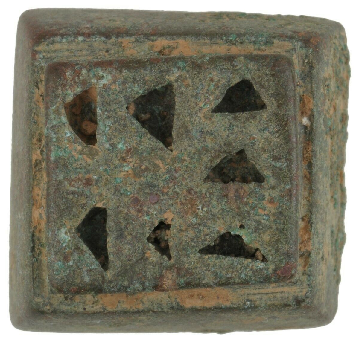 Ashanti Antique Gold Weight African Ghana Coast Akan Brass Bronze Goldweight - alternate view