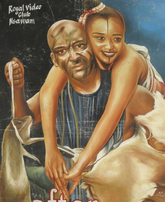 After Sunset Movie Poster - Authentic Ghana Hand-Painted Art - alternate view