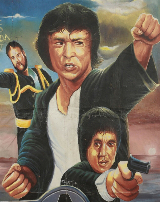 Project A 2 Movie Poster - Authentic Ghana Hand-Painted Art - alternate view