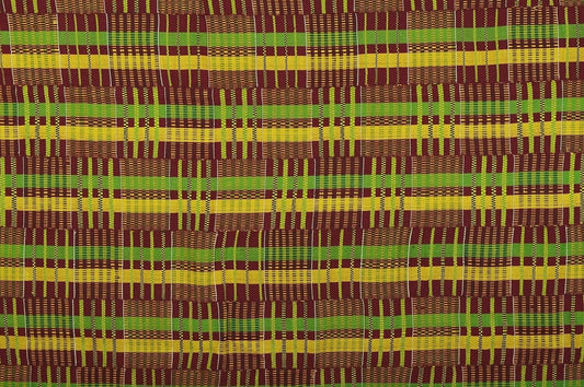 Handwoven Silk African Ashanti Kente Rare Hand Woven Cloth Textile Ghana Art - alternate view