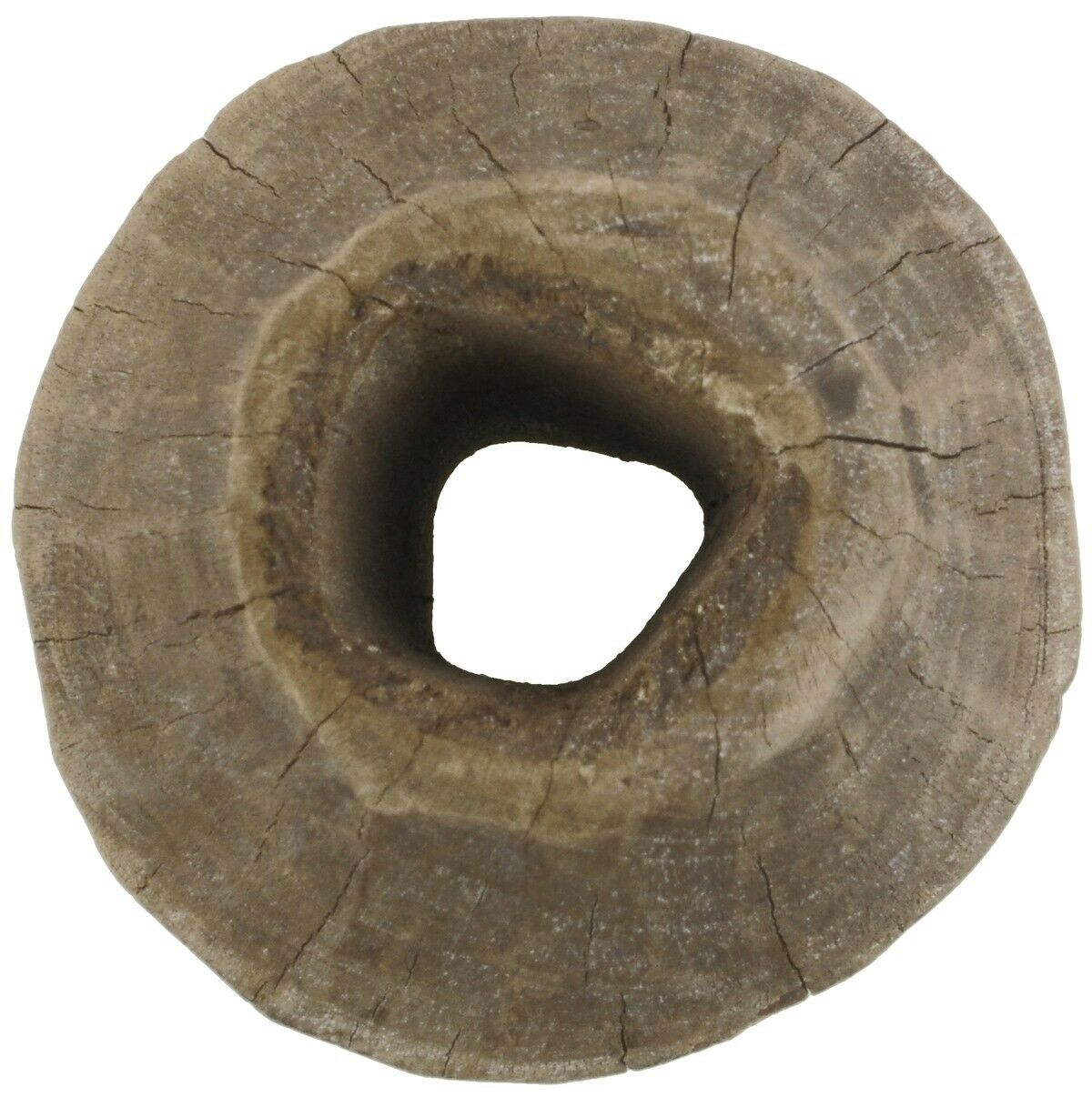 Authentic Tuareg Wooden Pulley – 5″ × 3½″ Small Well Pulley