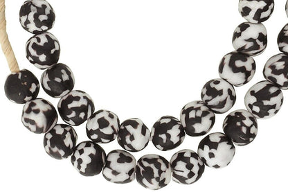 African Trade Beads: Fused Recycled Glass Krobo Beads From Ghana - alternate view