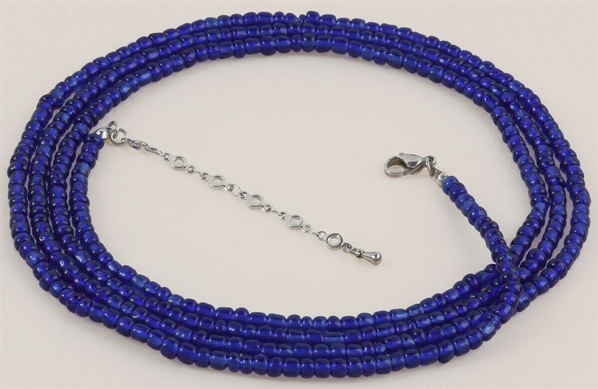 Waist Beads African Belly Chain Body Glass Jewelry Ghana - zoomed-in detail