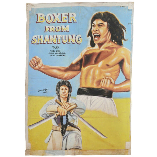 Boxer From Shantung - Genuine Ghanaian Martial Arts Movie Poster