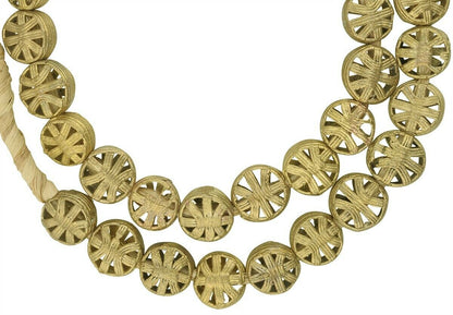 Exquisite Handcrafted African Brass Beads By Tribalgh - close-up