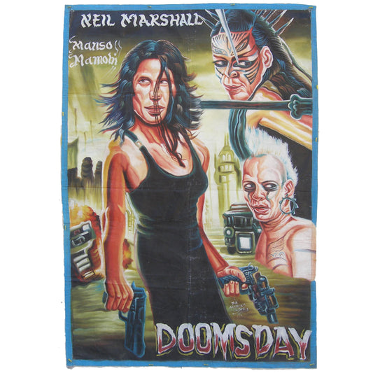Doomsday Movie Poster - Hand-Painted Art From Ghana