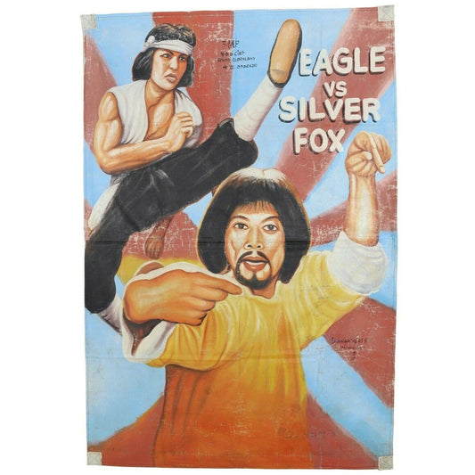 Eagle Vs Silver Fox: Authentic Ghanaian Martial Arts Movie Poster