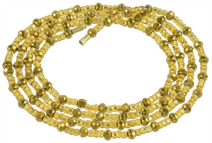 Ghana Waist Beads African Handmade Belly Chain Body Jewelry - angled shot