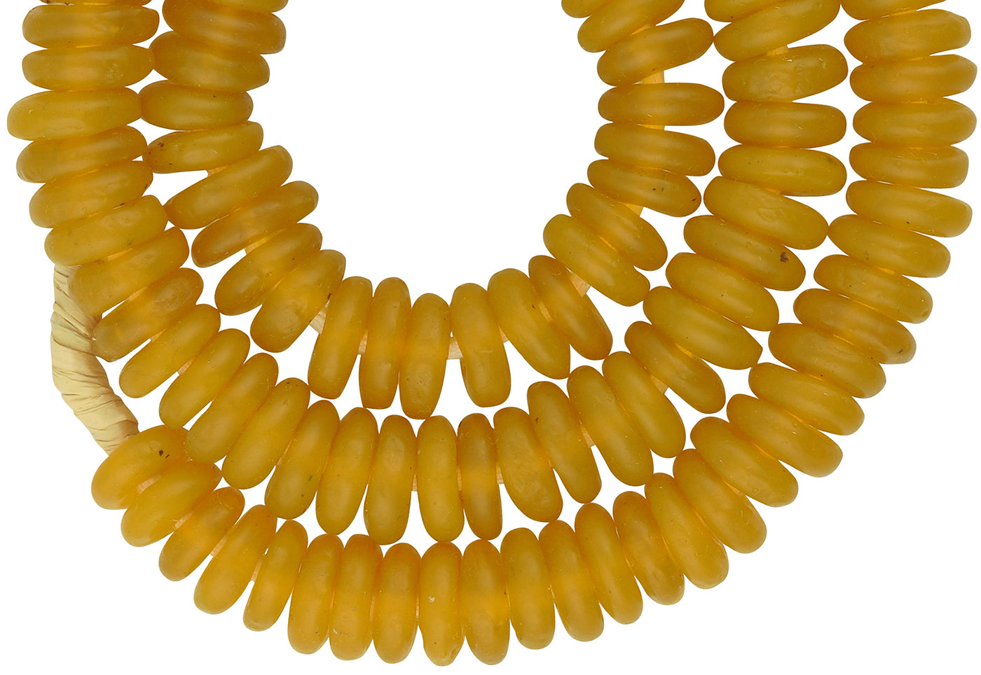 African Trade Beads: Recycled Glass Krobo Beads From Ghana - close-up
