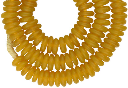 African Trade Beads: Recycled Glass Krobo Beads From Ghana - close-up