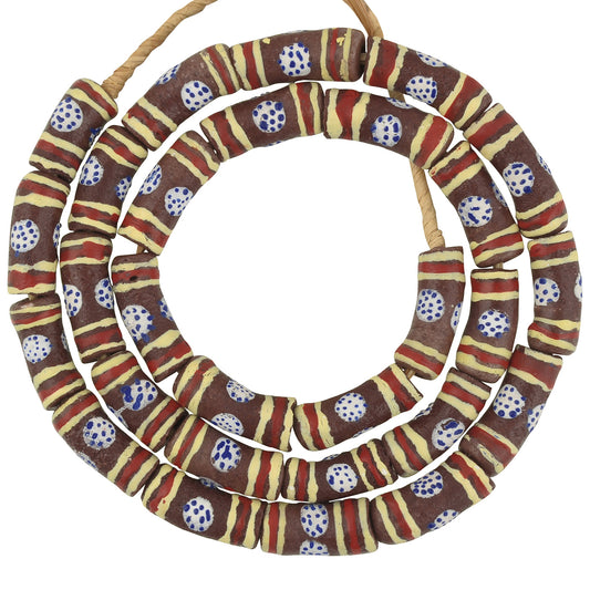 Fancy Powder Glass Beads: Authentic African Trade Beads From Ghana