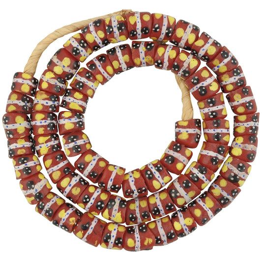 African Trade Beads: New Fancy Powder Glass Beads From Ghana