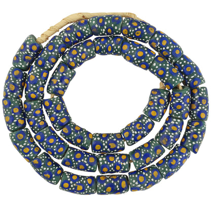 Handmade Ghana Glass Beads - Fancy Krobo Trade Beads